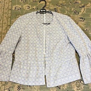 Gorgeous Summer Jacket with flower embroidery- never worn